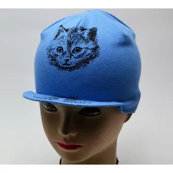 Čepice Čepice s kšiltem RDX 2008 Kočka Barva: Modrá, Velikost: 3 (2-4 roky)