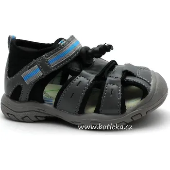 Chlapecké sandály Dětské sandále MAGNUS 45-0051 šedé Velikost: 19