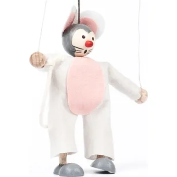 Výuková hračka Gerlich Dřevěná loutka Myška Jana