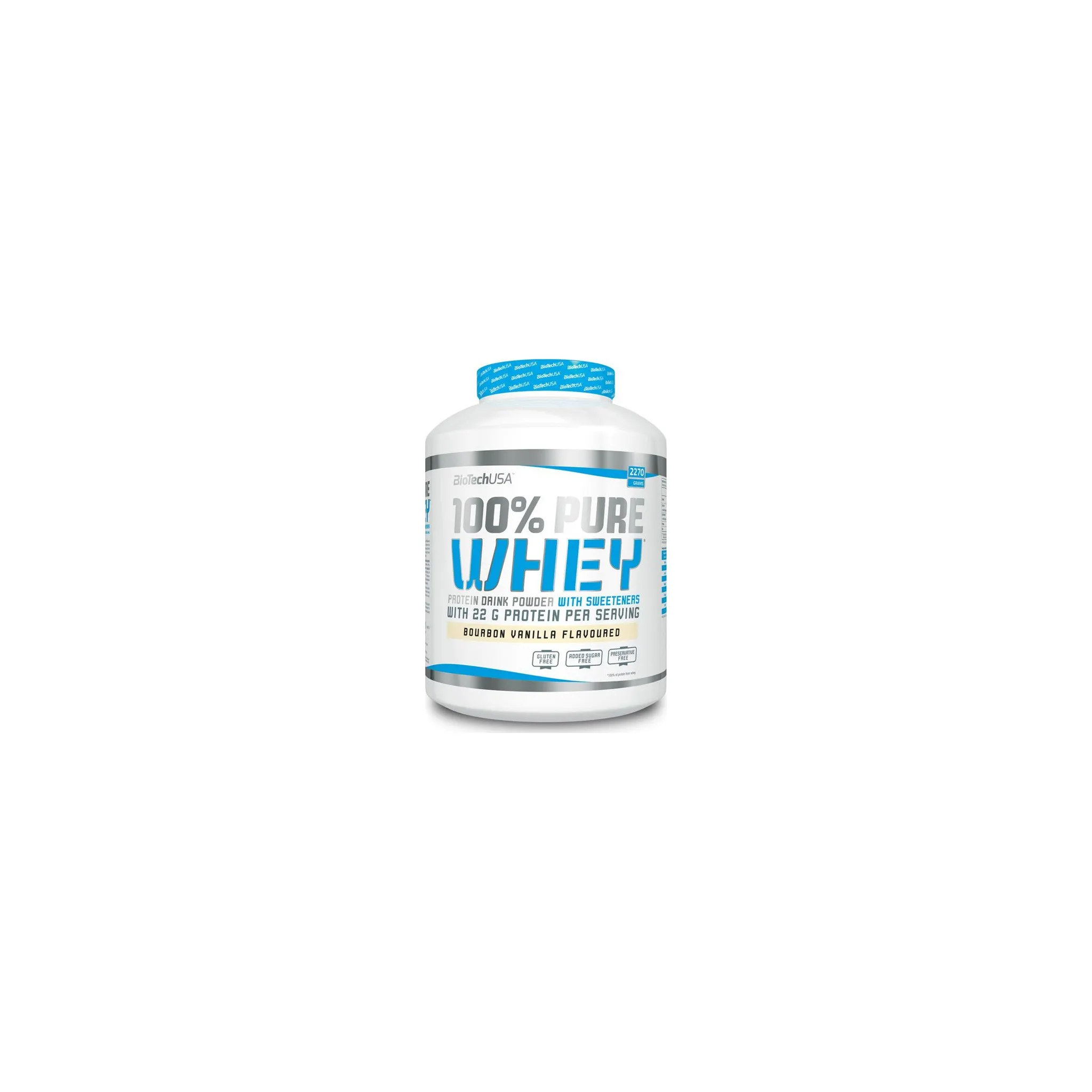 Fotografie 1 - Protein BioTechUSA 100% Pure Whey 2270 g slaný karamel