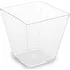 Jednorázové nádobí WIMEX Fingerfood kelímek hranatý čirý 5 x 5 x 4,5 cm