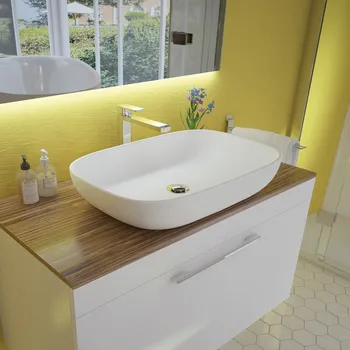 Umyvadlo Aquatek BOSS umyvadlo se zaoblenými rohy 60 x 40 x 13 cm