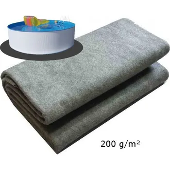 Bazén Podložka pod bazén 2,44m 200g/m2 ze dvou kusů
