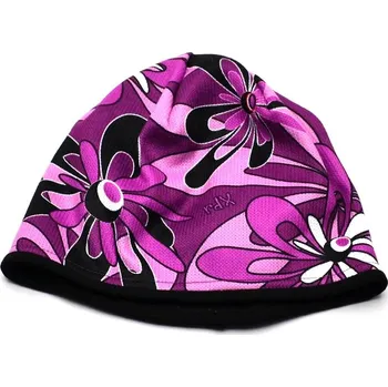 Kukla Zimní čepice funkční RDX 3478 Květy 13 Barva: fialová, Velikost: 7 (9-12 let)