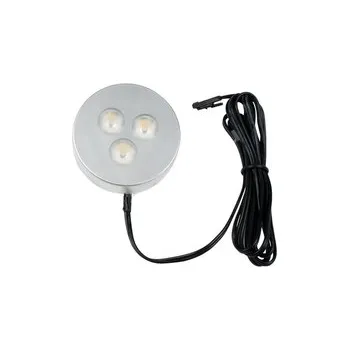 Nábytkové kování LED bodovka - NO67, 3.0W, 350mA, mal.striebro / Hecca, . neutrálna