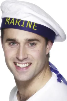 Karnevalový doplněk Smiffys Námořnická čepice Marine