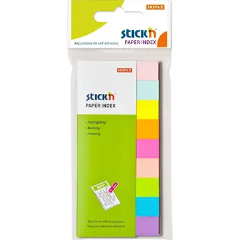 Samolepící bloček záložky Stick´n by Hopax 50x12mm/9x50 lístků