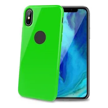 Pouzdro na mobilní telefon CELLY: TPU pouzdro CELLY Gelskin pro Apple iPhone XS Max, limetkové
