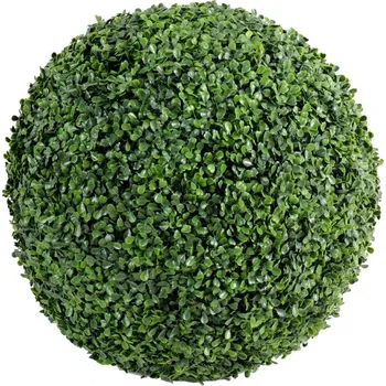 umělá květina Umělý keř Zimostráz - Buxus koule venkovní ECO, 48 cm