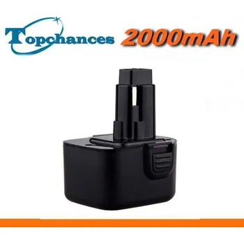 TopTechnology Baterie Black & Decker PS130, A9252, A9275, A9266, PS130A, FS12 2000mAh 12V Ni-MH nahrazuje ORIGINÁL