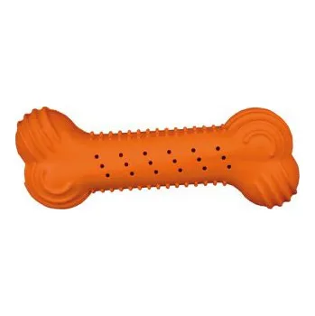 Hračka pro psa Trixie Chrastící kost přírodní guma 11 cm