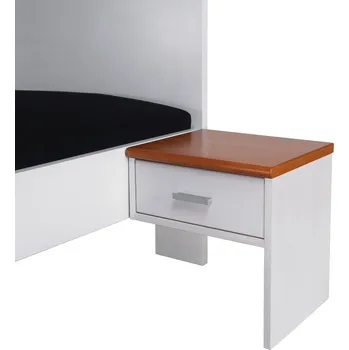 Noční stolek FMP-lignum Noční stolek Sandra - závěsný Buk - jádro masiv 703 Wenge, lak 45x44x36,5 cm