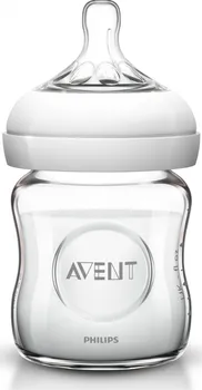 Kojenecká láhev Avent Natural skleněná 120 ml 1ks (SCF671/17)