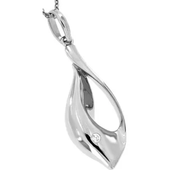 Přívěsek Zlatnictví U Kostela Stříbrný přívěsek kapka AP7745 324507475