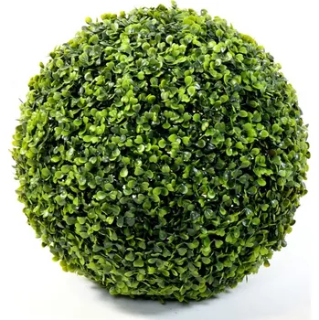 umělá květina Umělý keř Zimostráz - Buxus koule venkovní GR, 35 cm