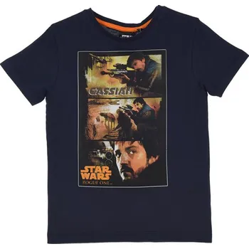 Chlapecké tričko SUN CITY Dětské tričko Star Wars Cassian Andor bavlna modré Velikost: 128 (8 let)
