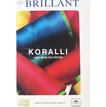 Nit Barevnice - polyesterové nitě Koralli, 400 odstínů