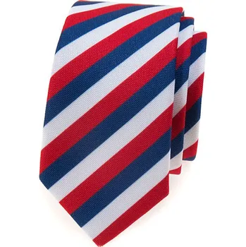 Kravata Úzká Kravata Avantgard - trikolóra