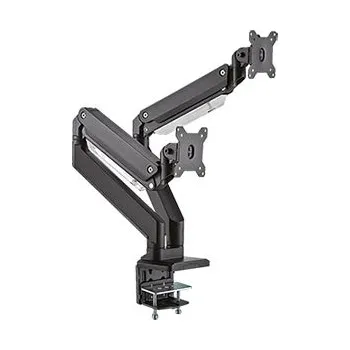 Televizní držák ROLINE Kloubový držák 2x LCD, pneumatický, montáž na stůl, 5 kloubů, max. 15kg - 17.03.1117
