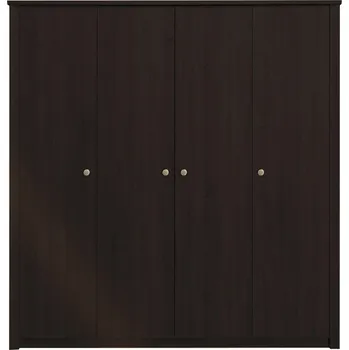 Dětská skříň Prostorná šatní skříň Finezja F4 - dub sonoma čokoláda