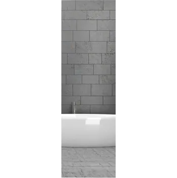 Wela Sprchový závěs 200 cm šířka x (výška na míru) červený