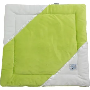 Pelíšek pro kočku Rajen plyšová deka 60x60cm zelená