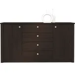 Kombinovaná komoda Finezja F6 - dub sonoma čokoláda