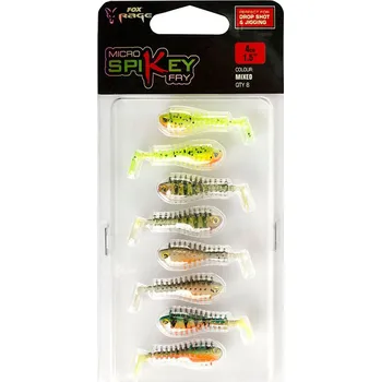 Umělá nástraha Fox Rage Gumová nástraha Micro spikey Mixed colour 4cm 8ks