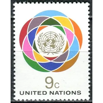 Poštovní známka (1976) MiNr. 302 ** - OSN New York - Znak OSN