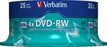 Verbatim DVD-RW 4,7GB 4x spindle 25 pack
