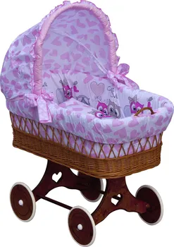 Kolébka pro miminko Scarlett Proutěný košík s boudičkou Kulíšek