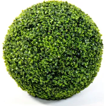 umělá květina Umělý keř Zimostráz - Buxus koule venkovní GR, 48 cm