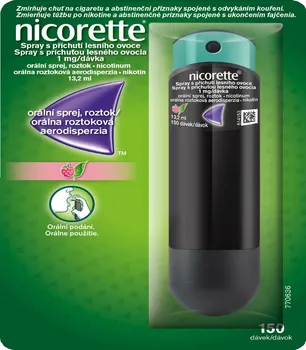 Odvykání kouření Nicorette Spray lesní ovoce 1 mg  13,2 ml