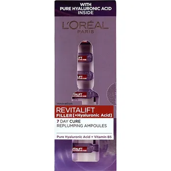 Pleťové sérum L’Oréal Paris Revitalift Filler vyplňující hyaluronové sérum v ampulích 7 x 1,3 ml