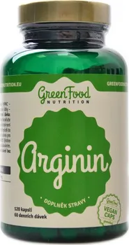 Aminokyselina Green Food nutrition Arginin 120 cps.