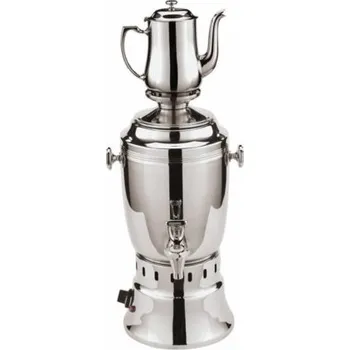 Ohřívač nápojů Samovar Asia 2000 nerezový, elektrický, objem 12 ltr. Sleva 3620Kč