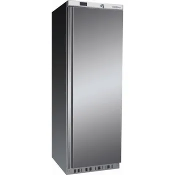 Lednice Skříň chladící ventilovaná NORDline UR400S, plné dveře, nerezové opláštění, 340 ltr.