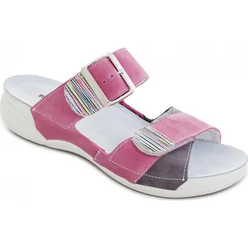 Dámská zdravotní obuv MEDISTYLE FATIMA 9F-H15/1 pantofel růžový vel.37-42, --- - 37