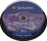 Verbatim DVD+R DL 8.5GB  8x silver 10…