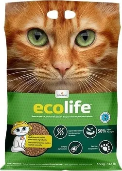 Podestýlka pro kočku Intersand Ecolife 5,5 kg