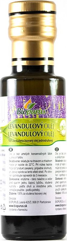 Biopurus Levandulov Olej Bio Ml Od K Zbozi Cz