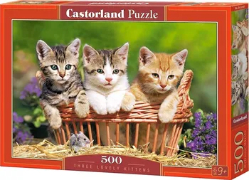 Puzzle Castorland Koťata 500 dílků