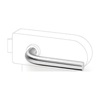 Dveřní kování Lida klika pár nerez bez rozet (Lida klika pár nerez bez rozet)