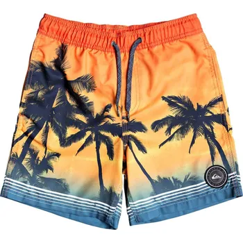 Pánská móda quiksilver Dětské koupací kraťasy paradise volley 15 youth tiger orange - nme6