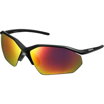 Sluneční brýle SHIMANO brýle EQNX3 matná černá, skla polarizační D šedá červená MLC (SHIMANO brýle EQNX3 matná černá, skla polarizační D šedá červená MLC)