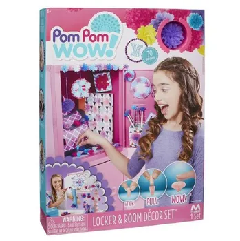 kreativní sada Pom Pom Wow nalepovací střapce 70 ks