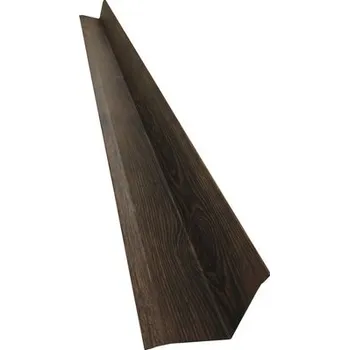 Stavební profil Úhlový profil PRECIT H12 pro stěnový panel 1000 mm ořech