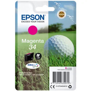 Tiskárna Epson Singlepack Magenta 34 DURABrite Ultra Ink