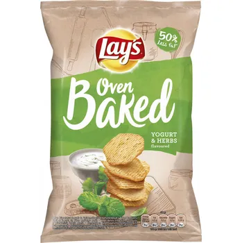 Lay's Oven Baked 65 g jogurt a bylinky Chips Lay's Oven Baked 65 g jogurt a bylinky