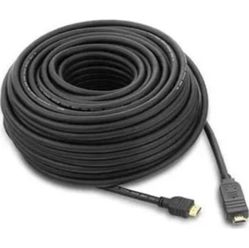 Video kabel PremiumCord HDMI High Speed s Ether.,se zesilovačem,15m,AWG26, 3xstínění, M/M, zlacené konektory